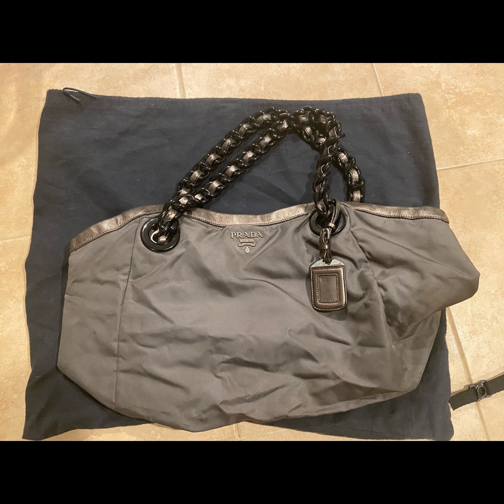 Prada nylon tote